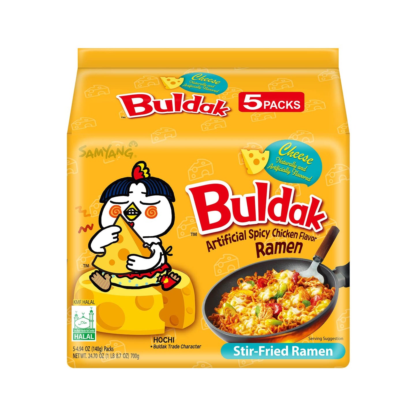 Samyang Buldack Ramen One Full Bag - (5 pack Ramen)