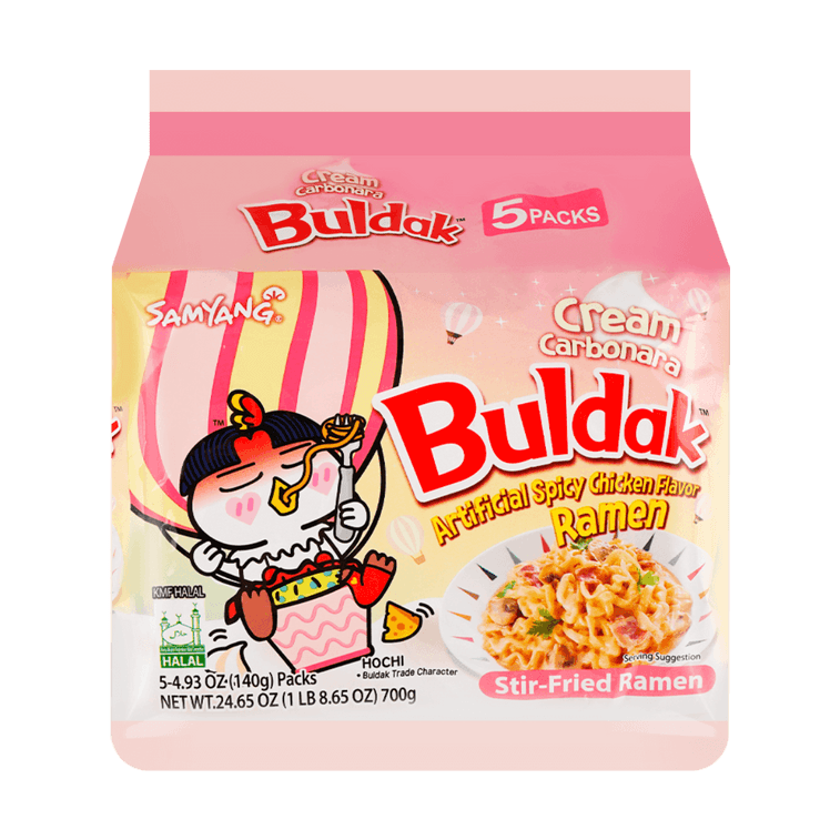 Samyang Buldack Ramen One Full Bag - (5 pack Ramen)