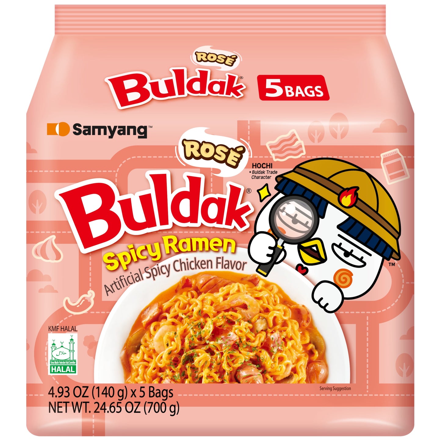 Samyang Buldack Ramen One Full Bag - (5 pack Ramen)
