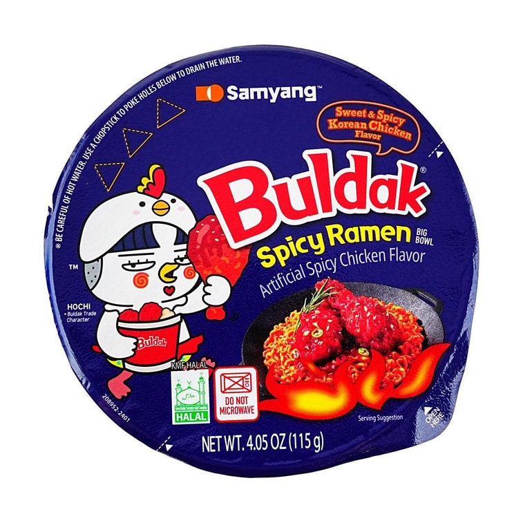 Sweet & Spicy Korean Chicken Flavor Buldak Ramen Noodles ,Sweet Spicy Chicken Flavor ,4.05 oz