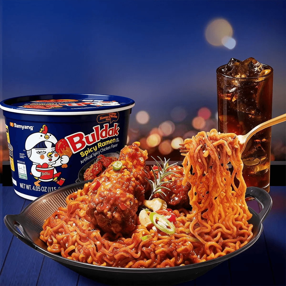 Sweet & Spicy Korean Chicken Flavor Buldak Ramen Noodles ,Sweet Spicy Chicken Flavor ,4.05 oz