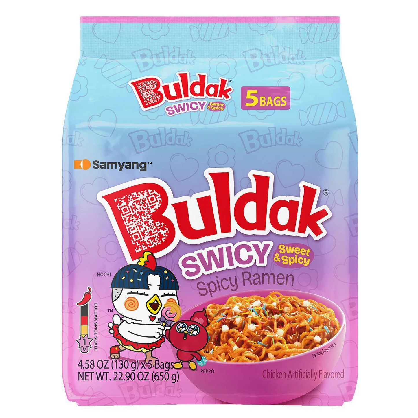 Samyang Buldack Ramen One Full Bag - (5 pack Ramen)