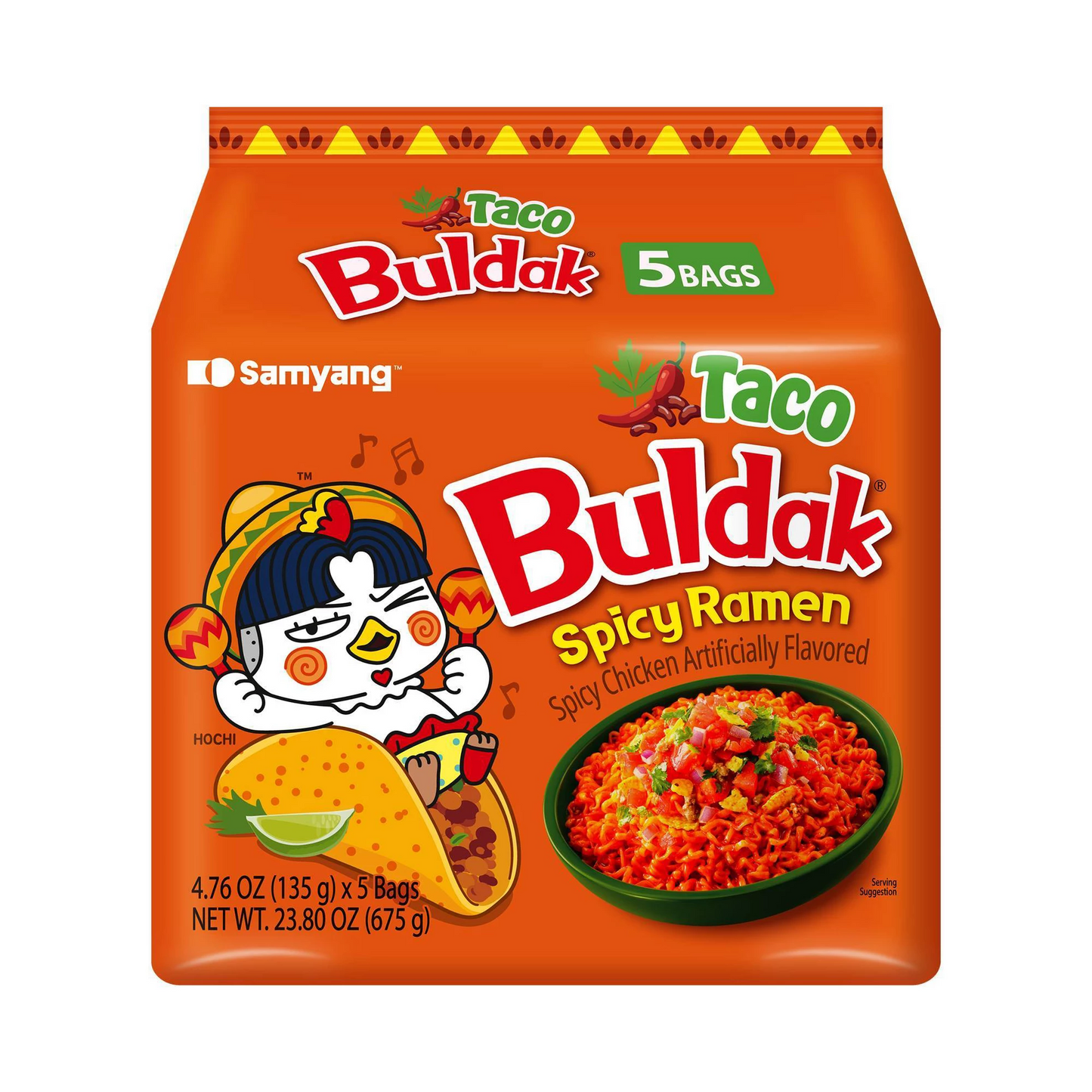 Samyang Buldack Ramen One Full Bag - (5 pack Ramen)