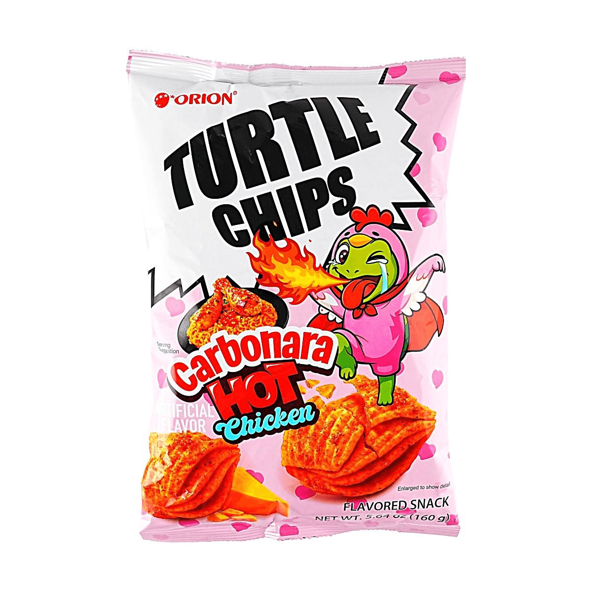 Turtle Chips Carbonara Hot Chicken Flavor 5.64 oz