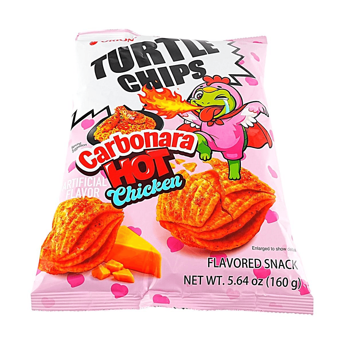 Turtle Chips Carbonara Hot Chicken Flavor 5.64 oz
