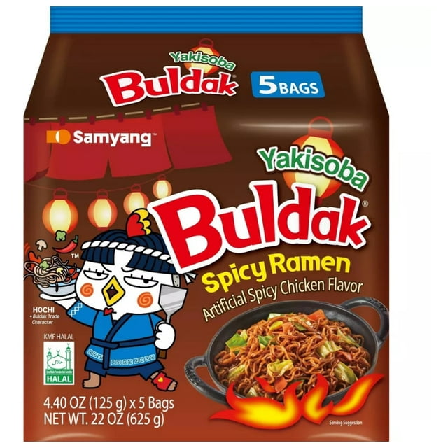 Samyang Buldack Ramen One Full Bag - (5 pack Ramen)