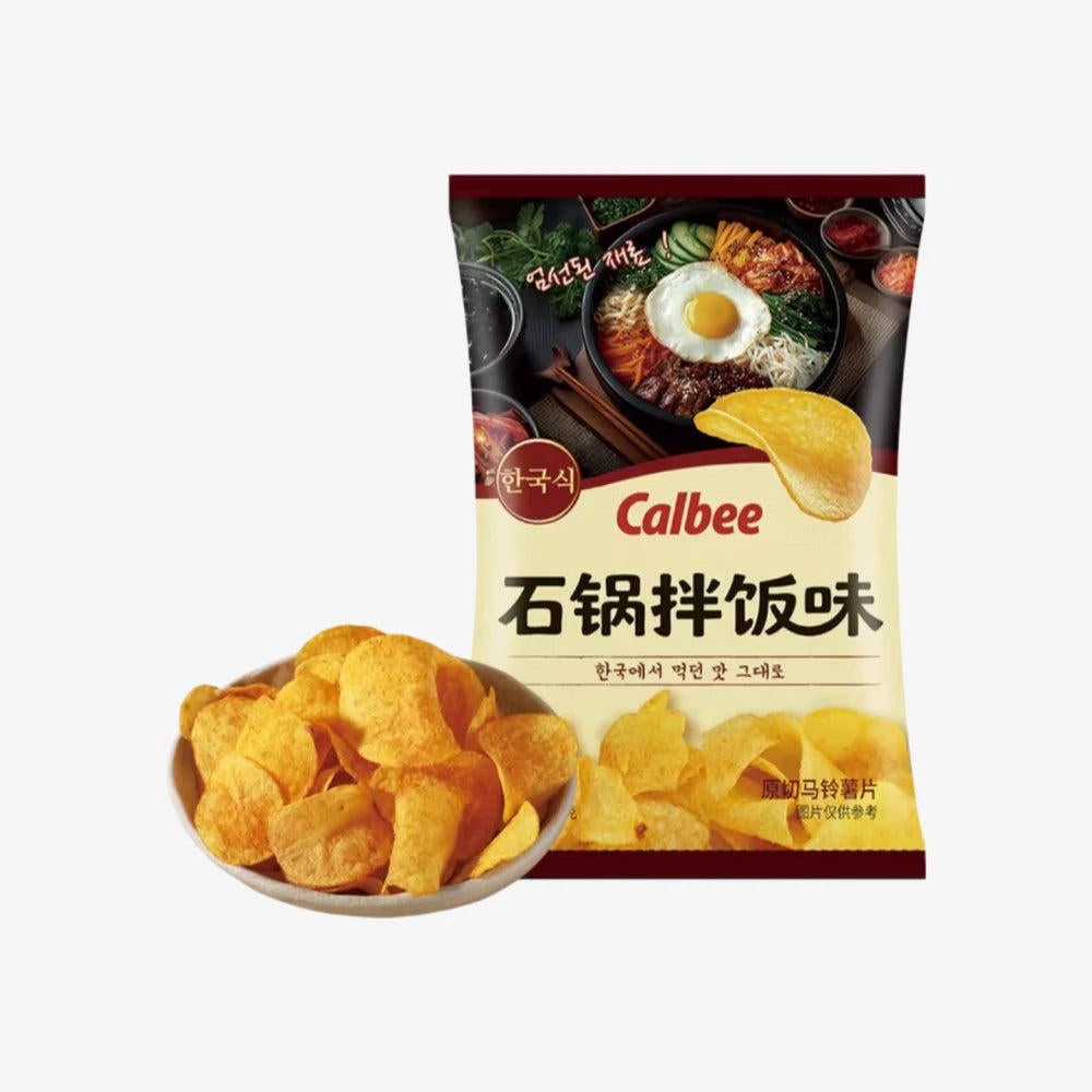 Bibimbap Flavor Potato Chips, 1.83 oz【Korean Stone Pot Rice Seasoning】